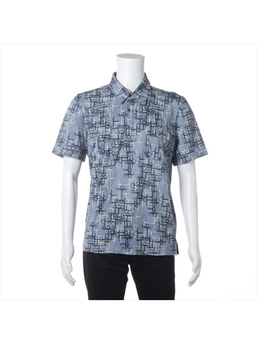 Hermes Bit Pattern Polo Shirt Top